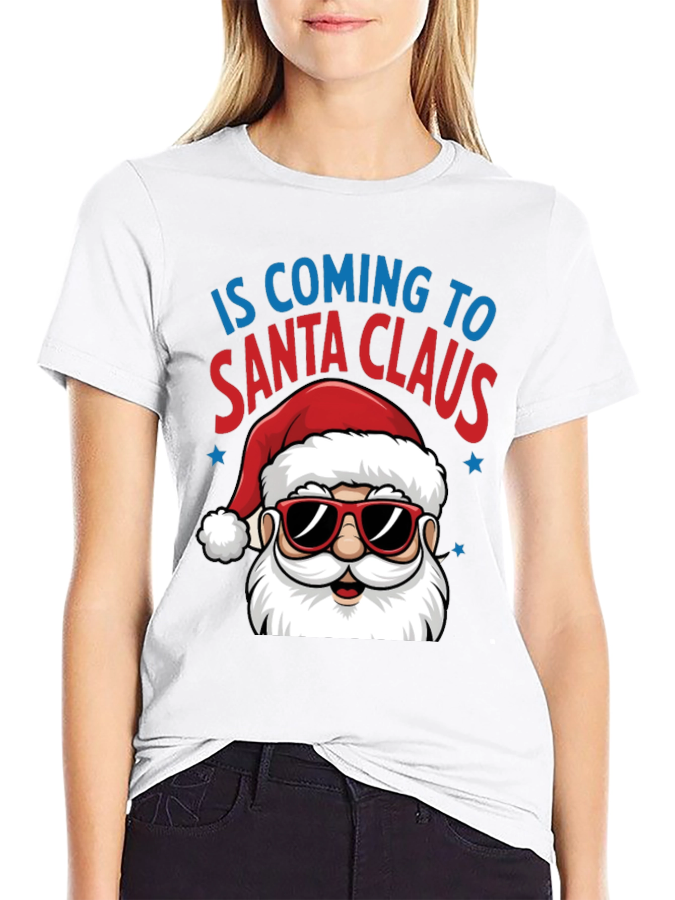 Santa Claus is Coming T-Shirt - Holiday Tee