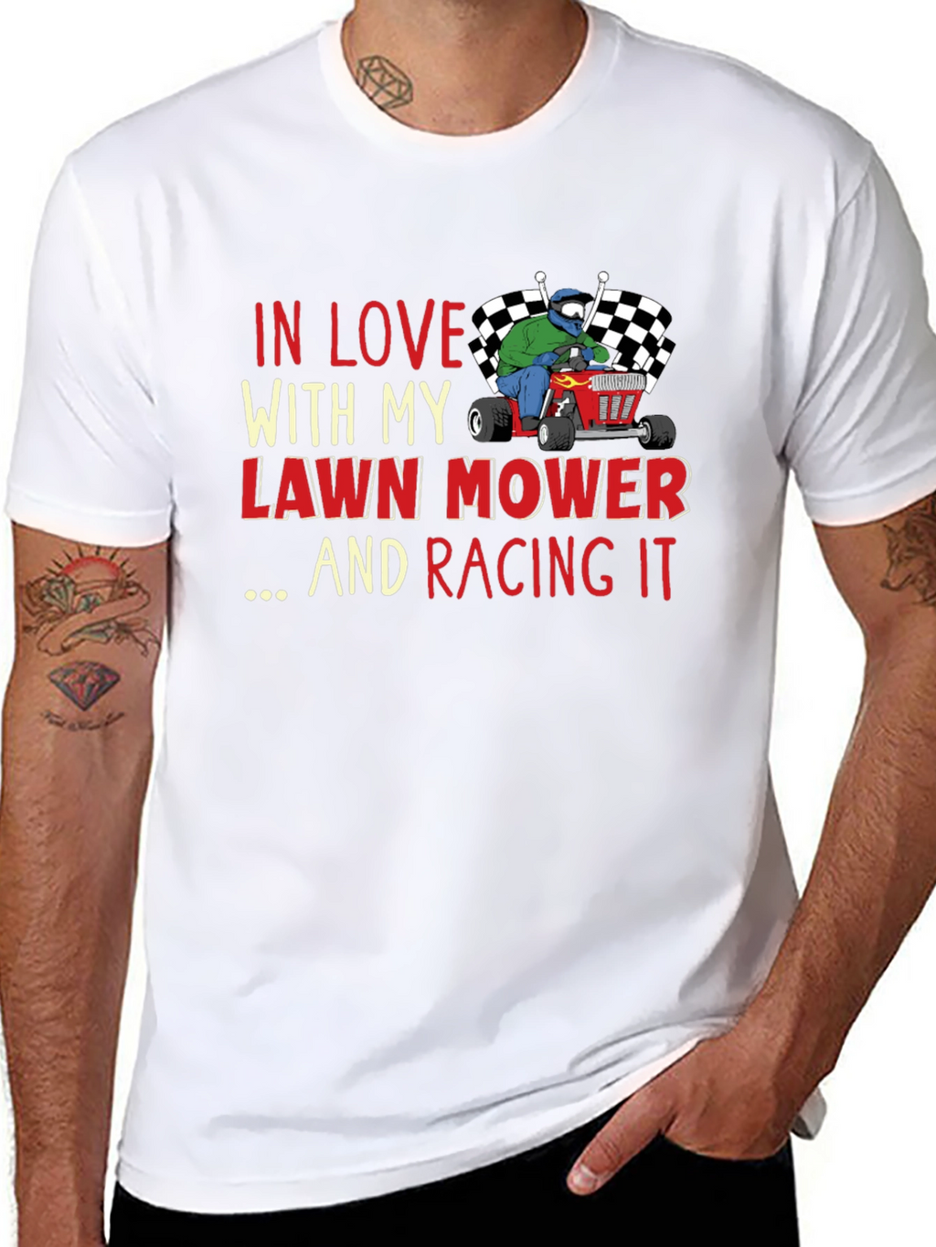 Lawn Mower Racing T-Shirt