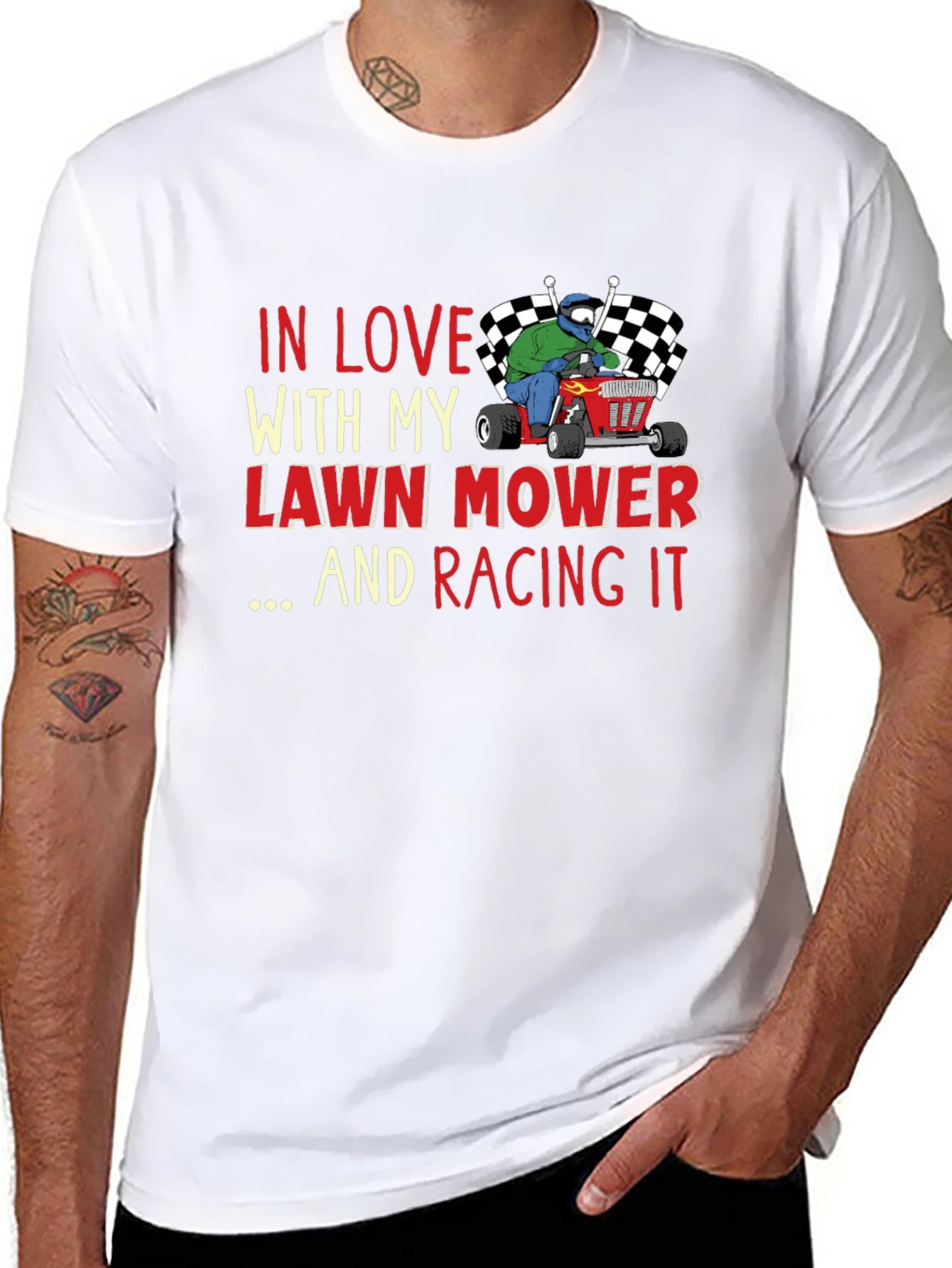 Lawn Mower Racing T-Shirt