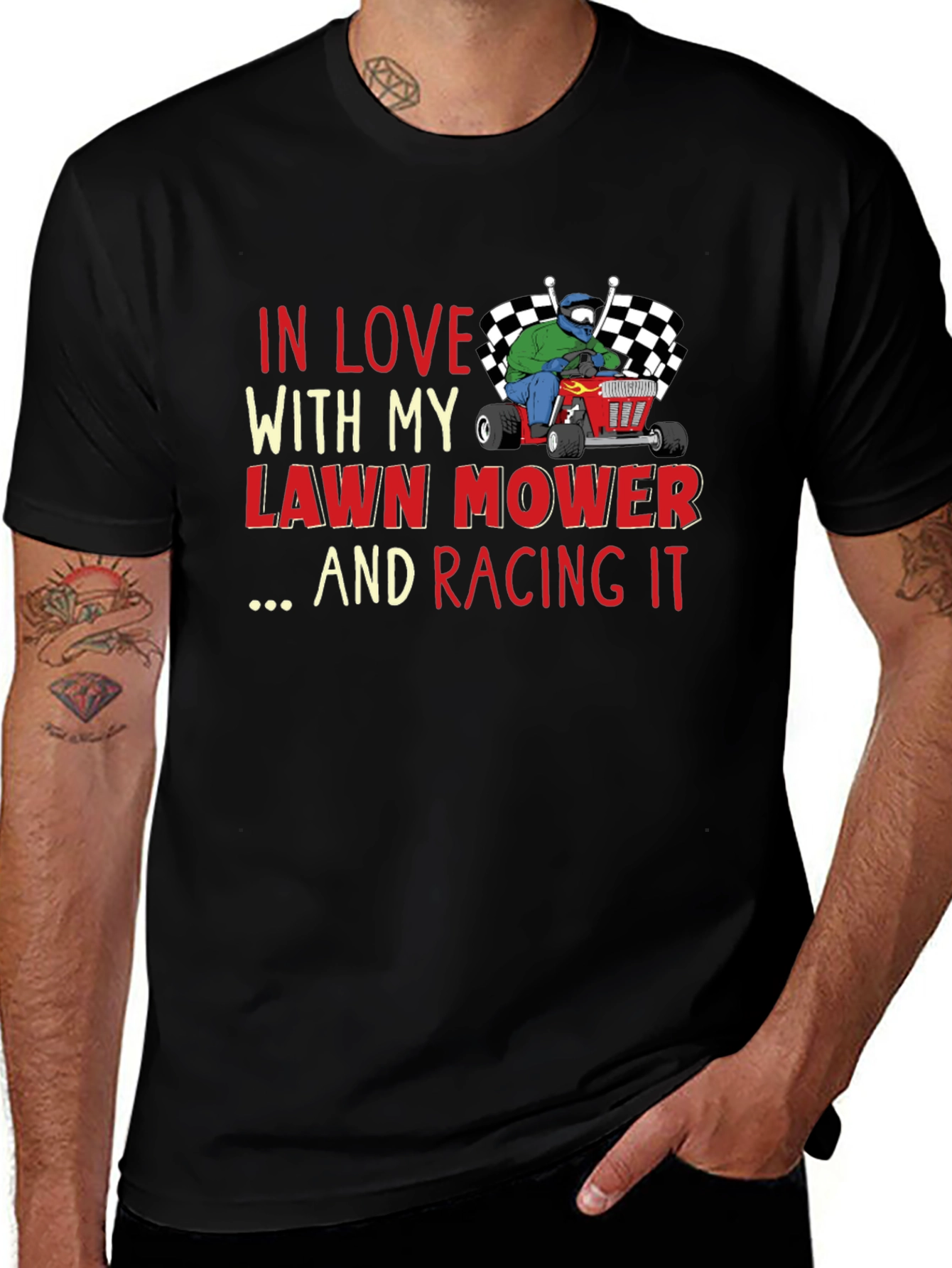 Lawn Mower Racing T-Shirt