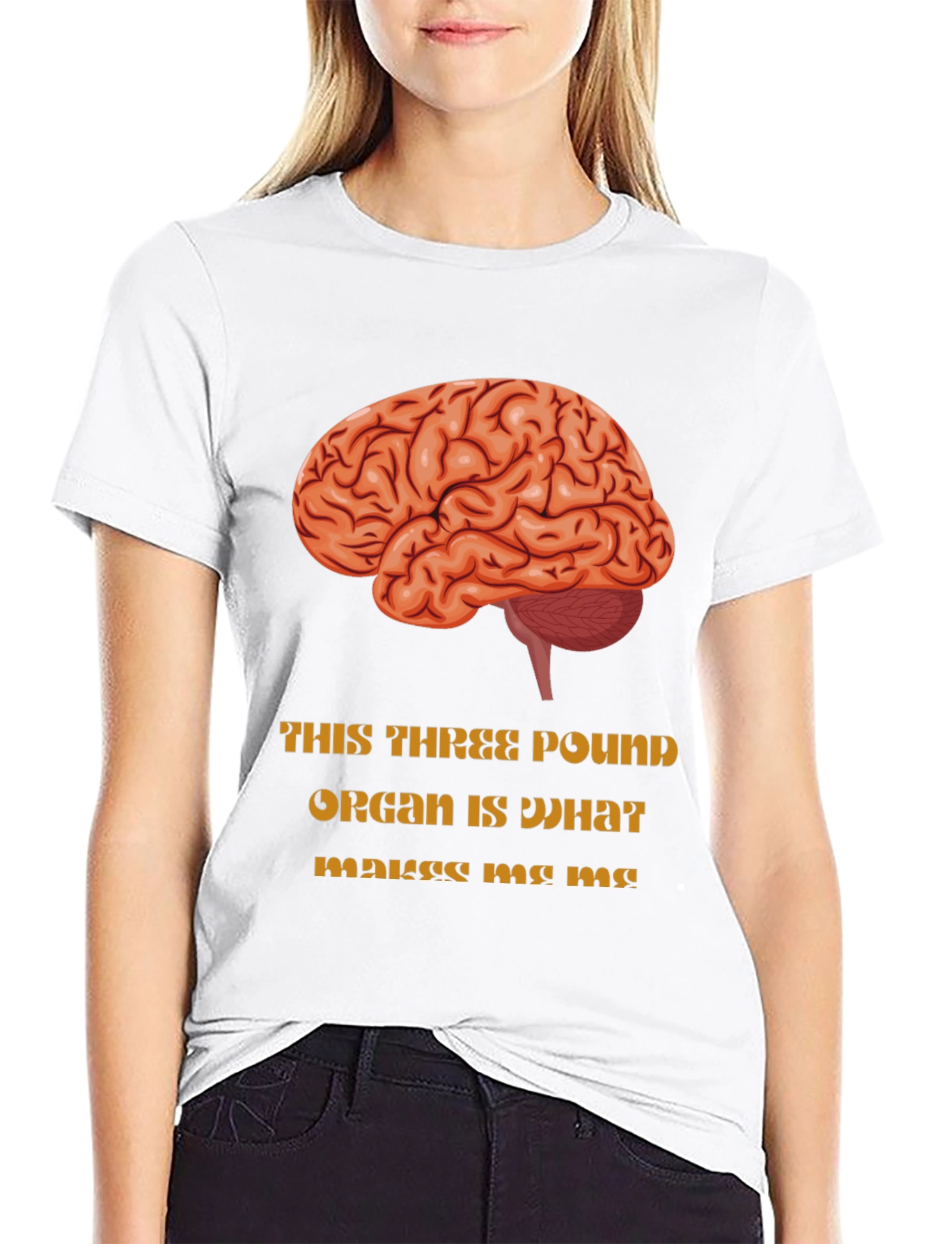 Brain Graphic T-Shirt - Makes Me Me