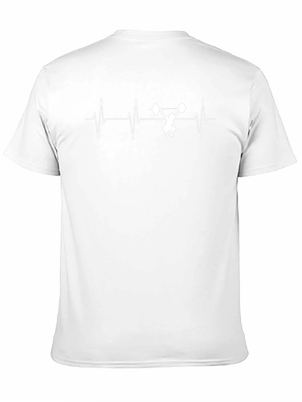Weightlifting Heartbeat T-Shirt - Fitness Gym Tee