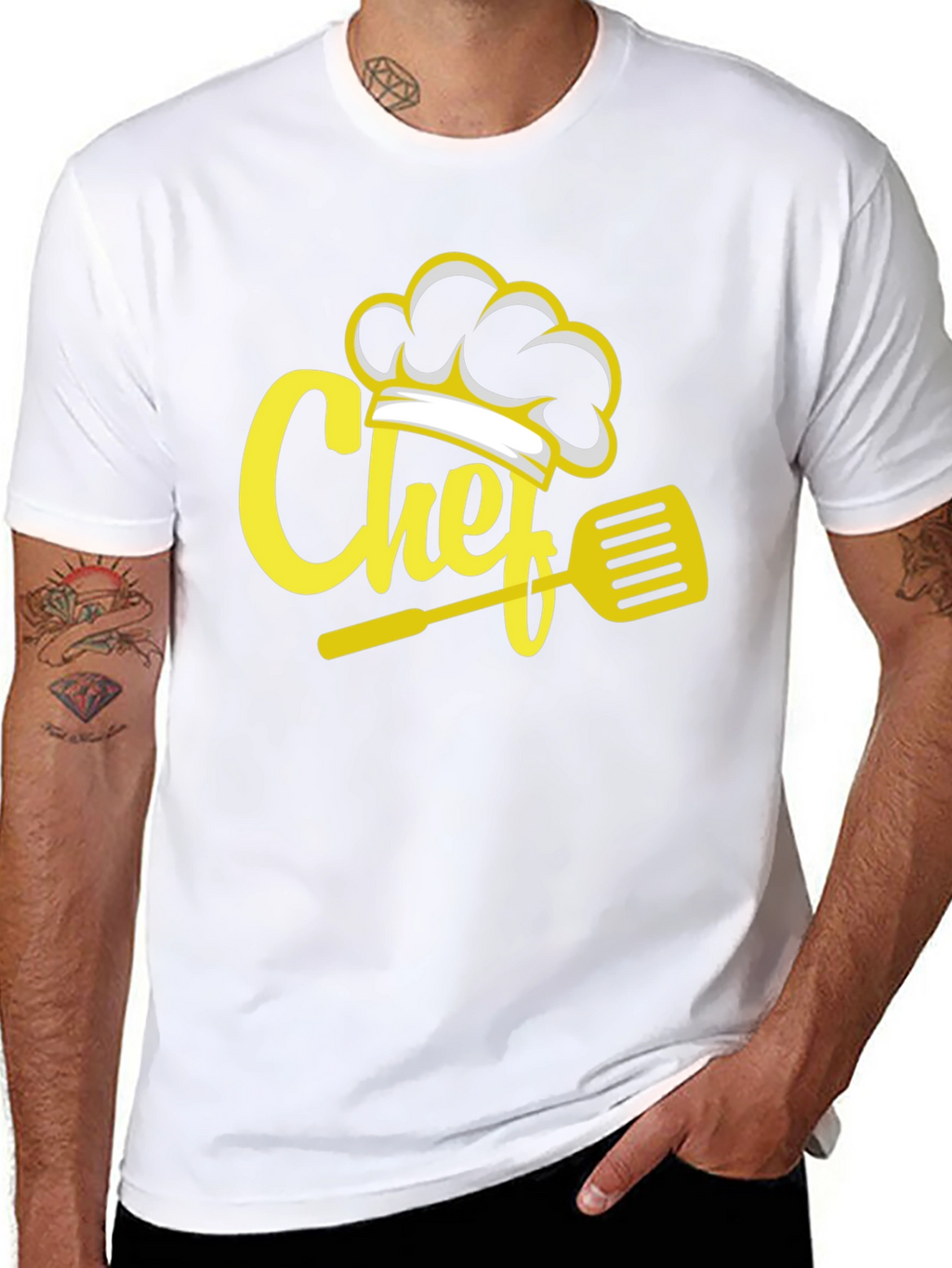 Chef Hat & Spatula Graphic T-Shirt