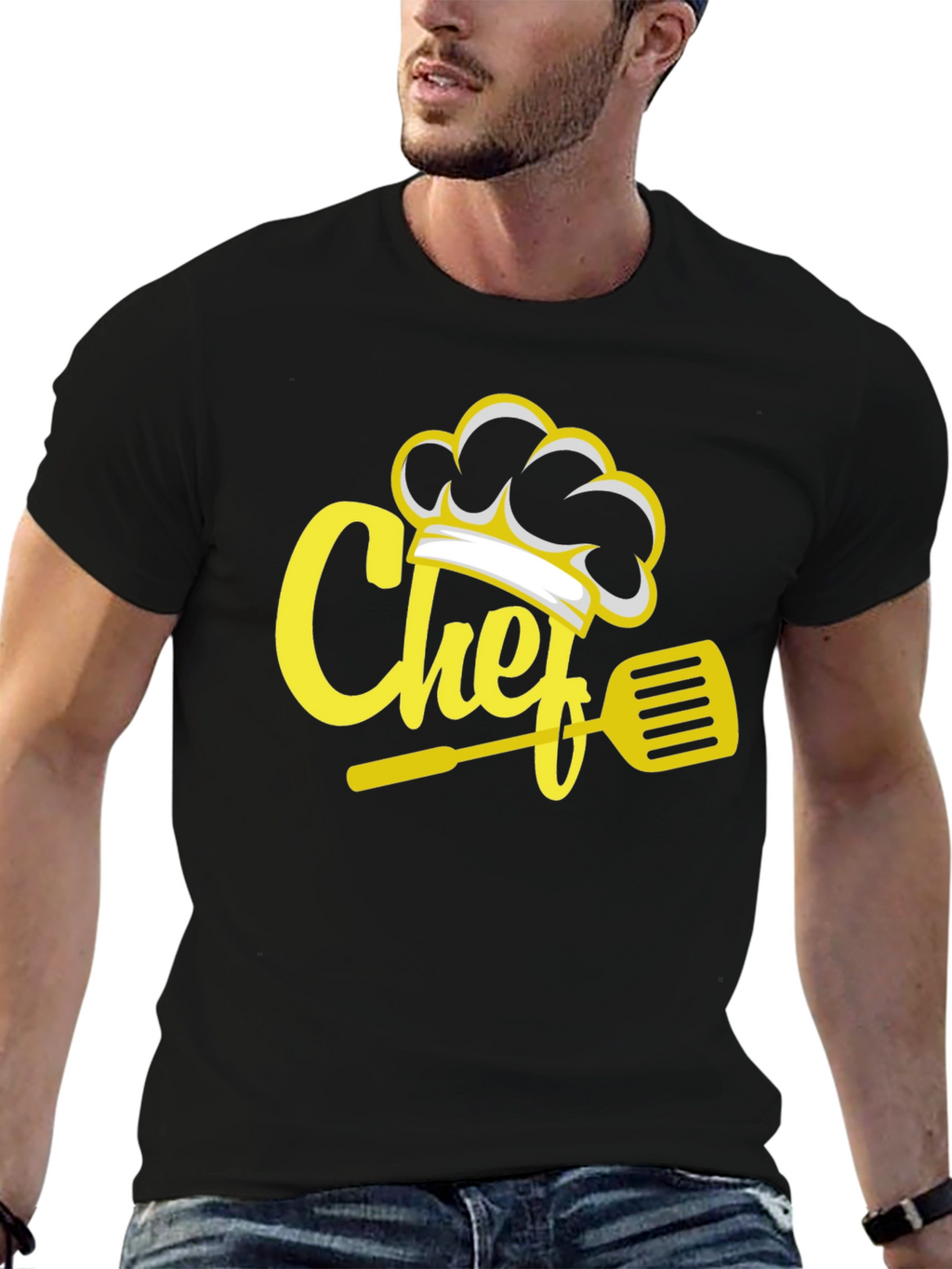 Chef Hat & Spatula Graphic T-Shirt