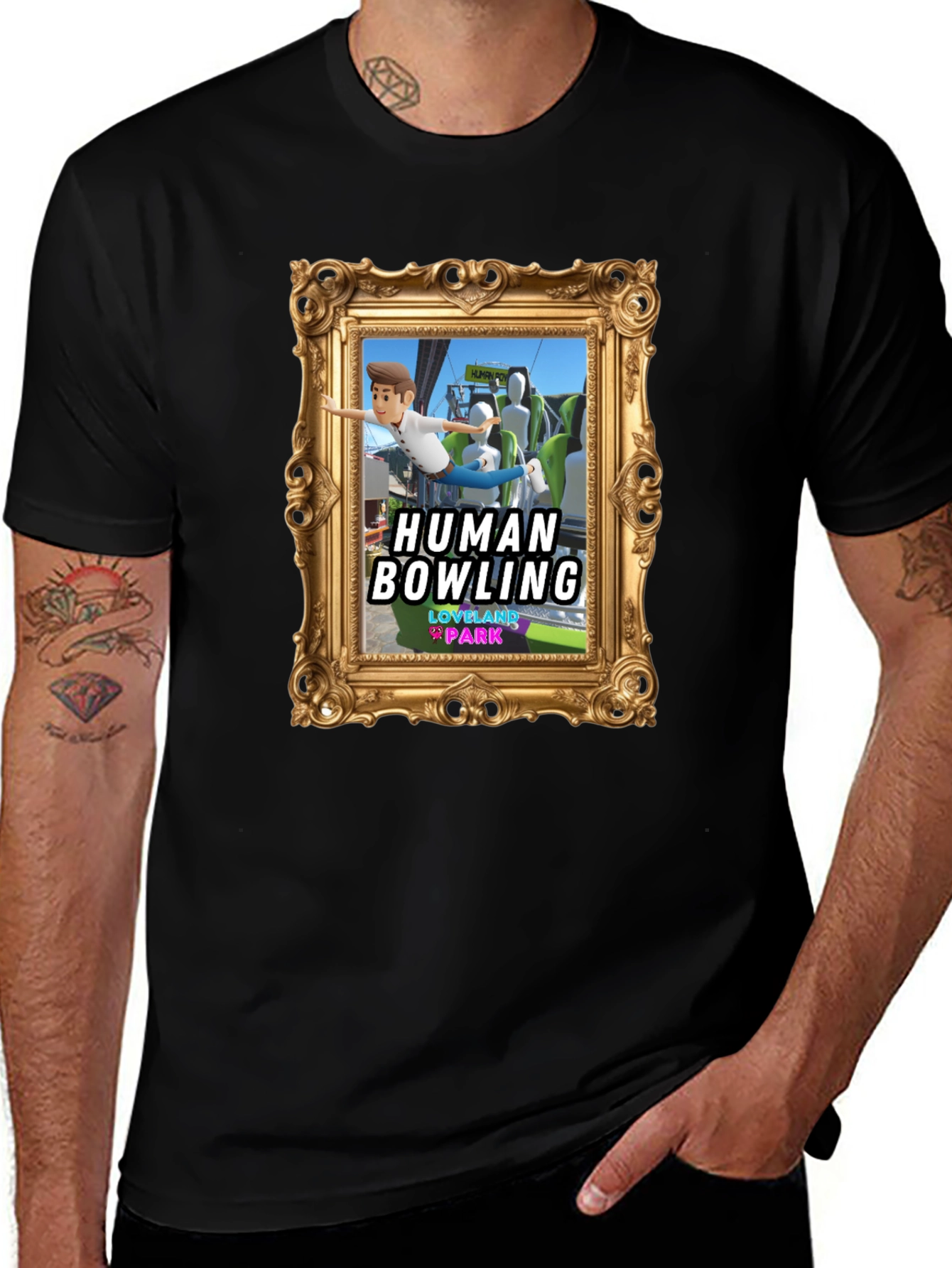 Human Bowling T-Shirt