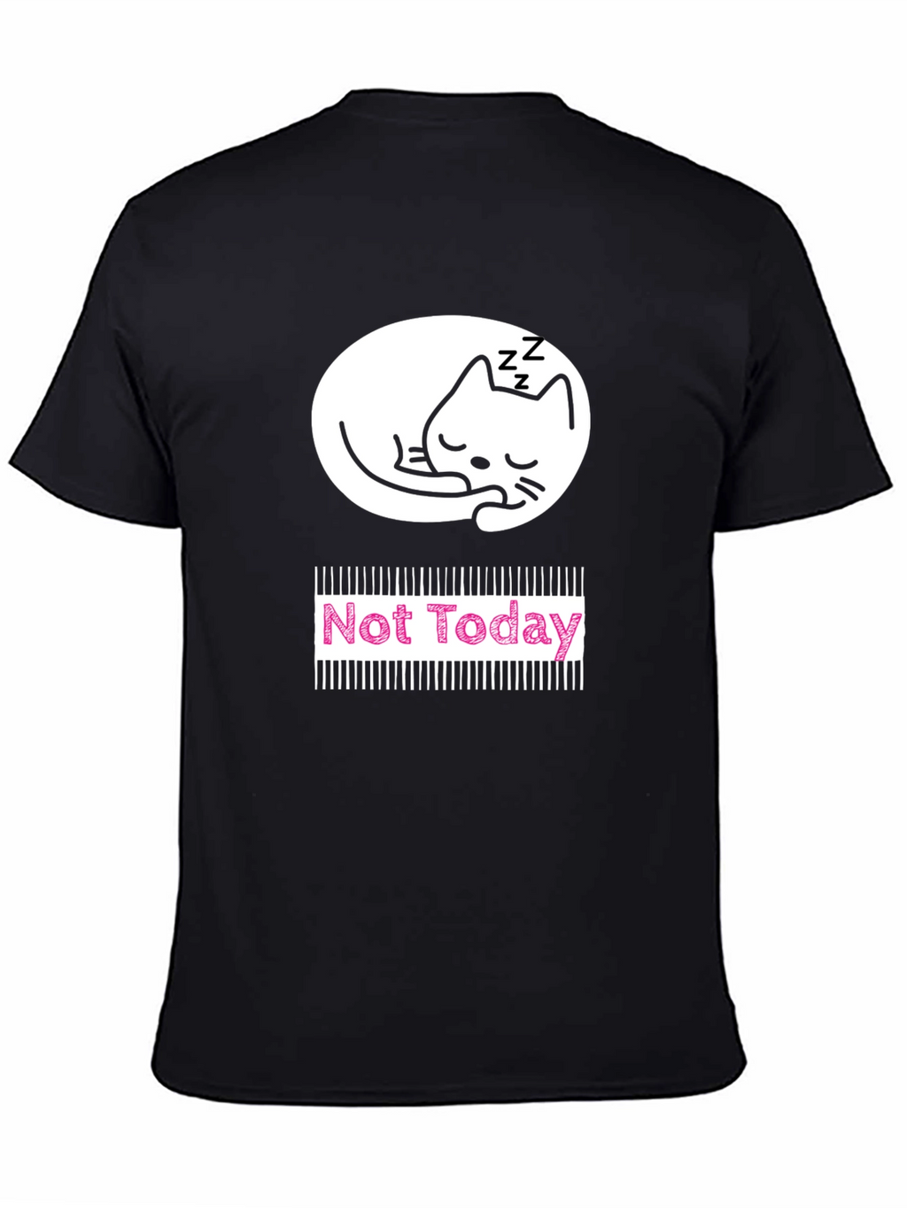Not Today Cat Graphic T-Shirt