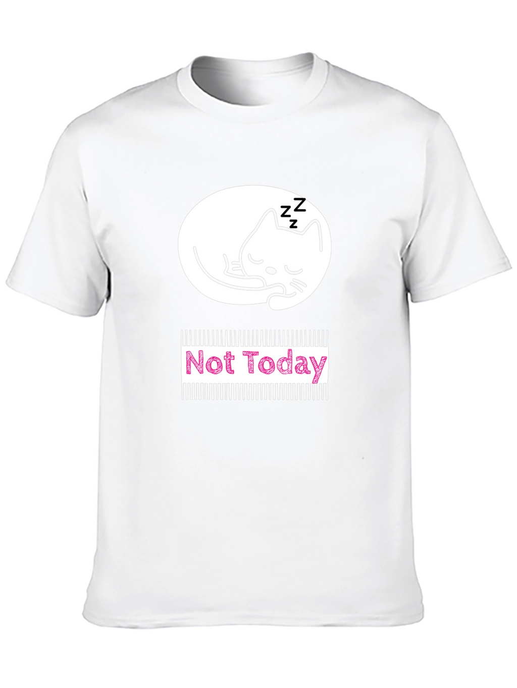 Not Today Cat Graphic T-Shirt