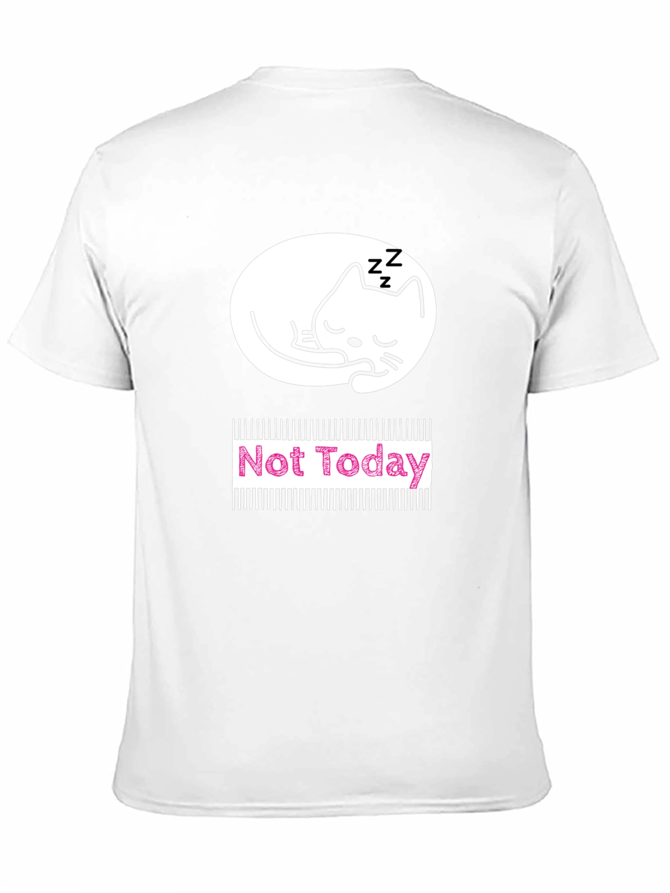 Not Today Cat Graphic T-Shirt