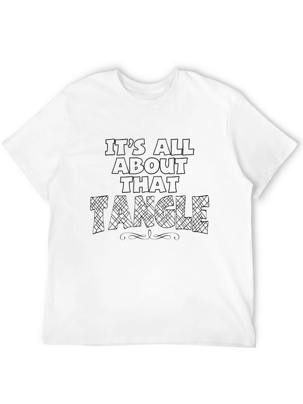 Its All About That Tangle Black T-Shirt