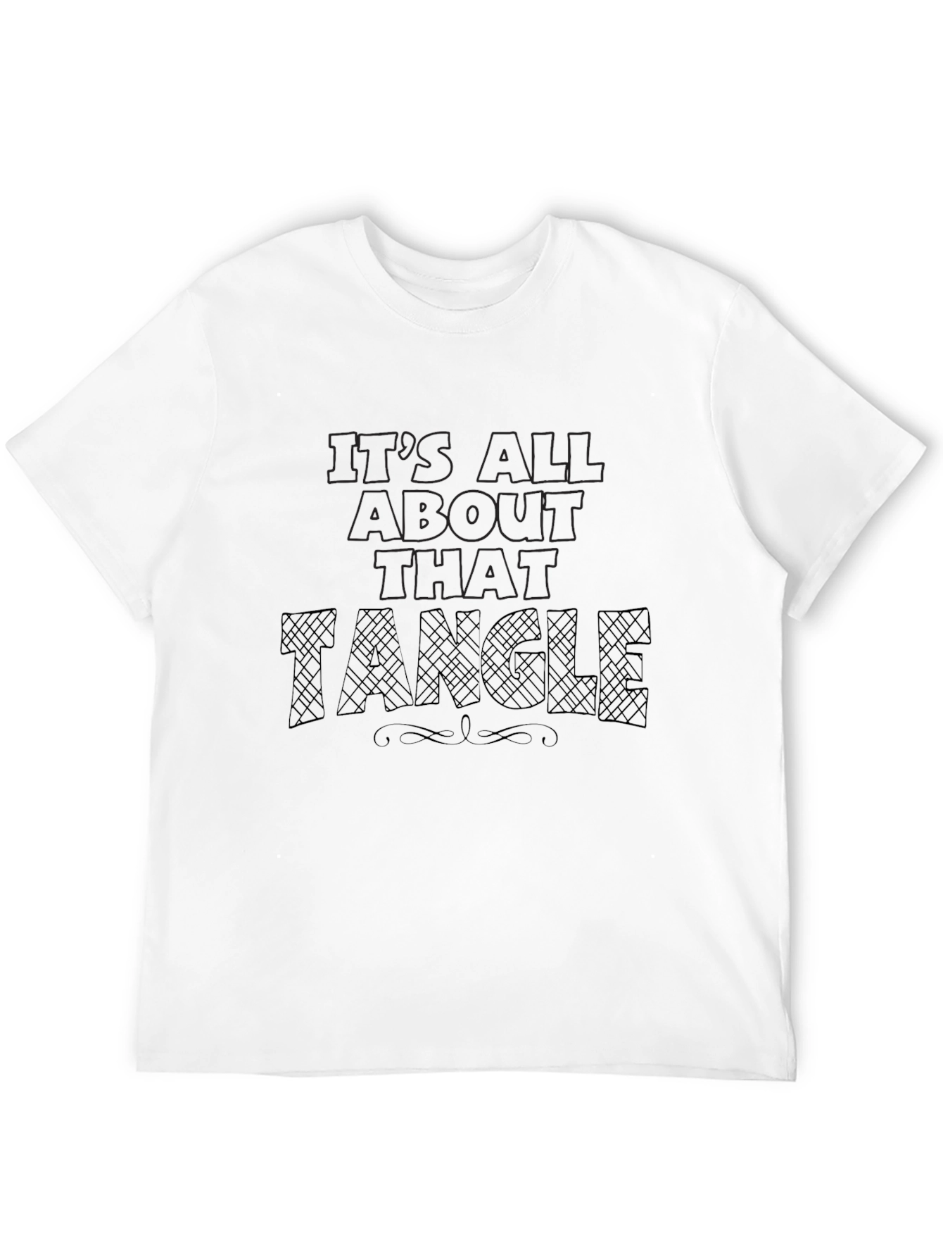Its All About That Tangle Black T-Shirt