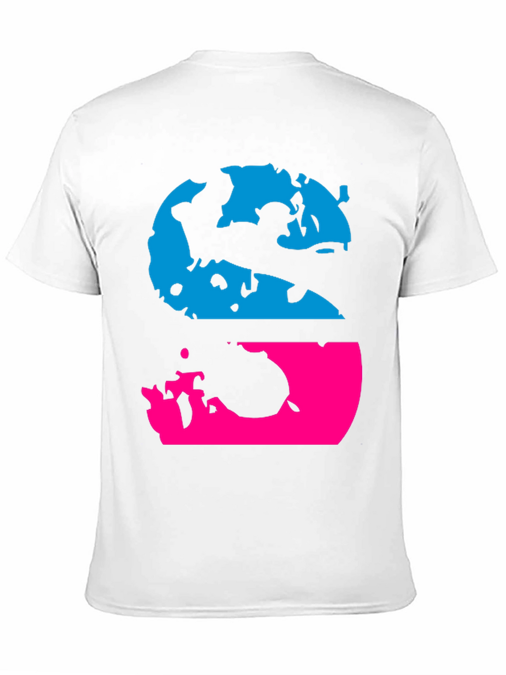 Retro S Graphic Tee - Black Crew Neck T-Shirt