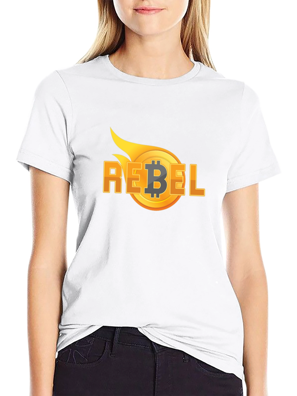 Bitcoin Rebel T-Shirt - Crypto Revolution
