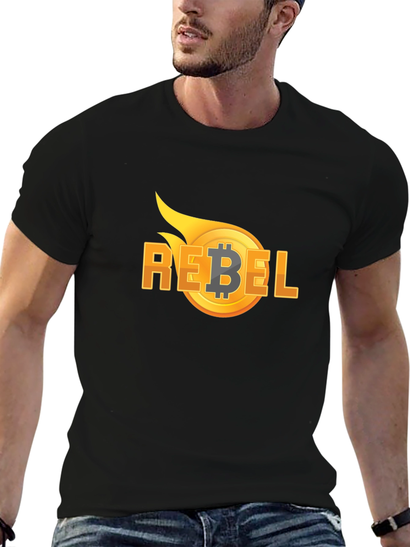 Bitcoin Rebel T-Shirt - Crypto Revolution