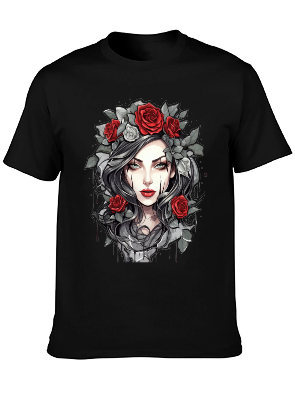 Gothic Rose T-Shirt - Dark Beauty Tee