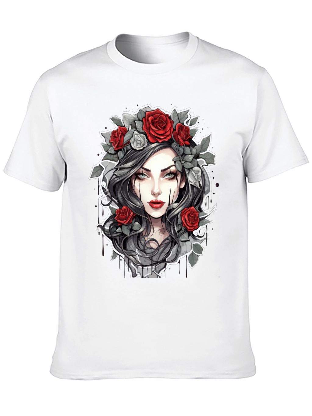 Gothic Rose T-Shirt - Dark Beauty Tee