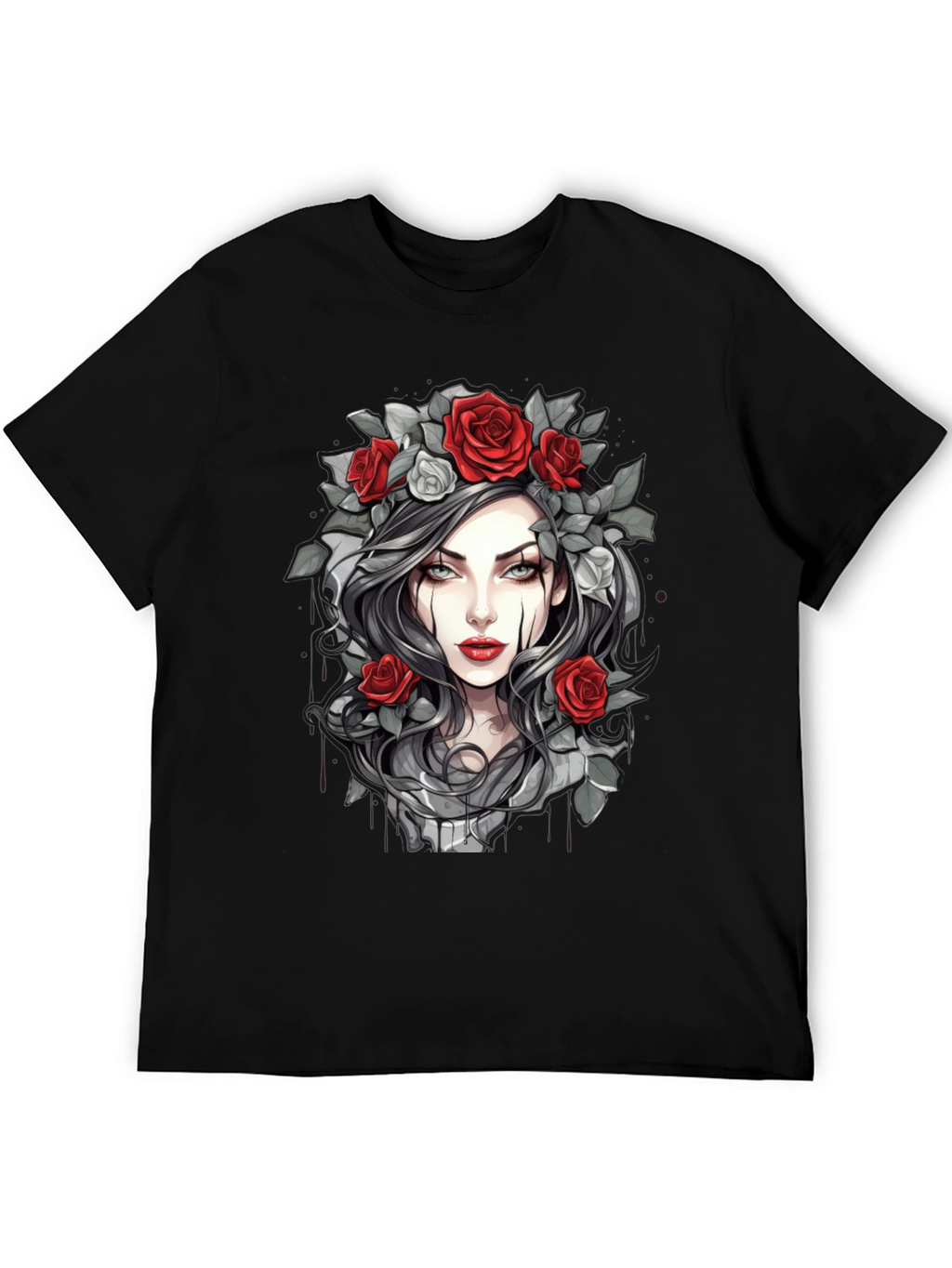 Gothic Rose T-Shirt - Dark Beauty Tee