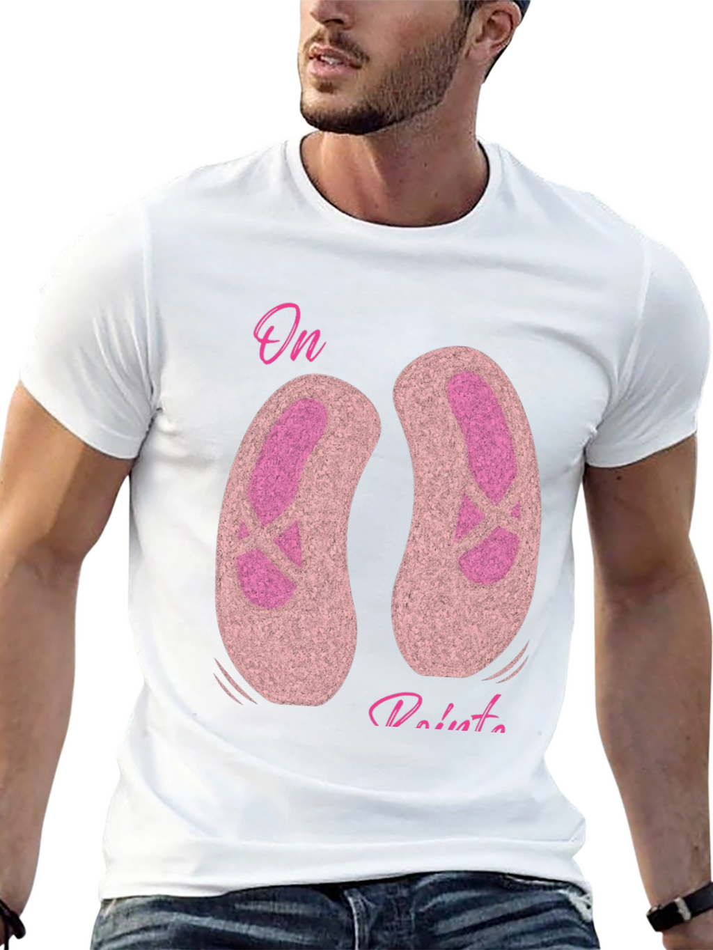 On Pointe Ballet T-Shirt - Black Graphic Tee
