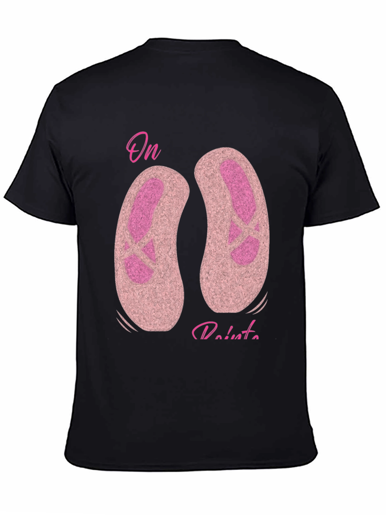 On Pointe Ballet T-Shirt - Black Graphic Tee