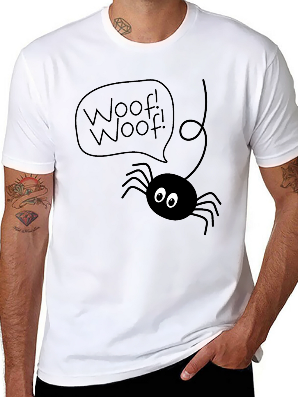 Woof! Woof! Spider Graphic Tee