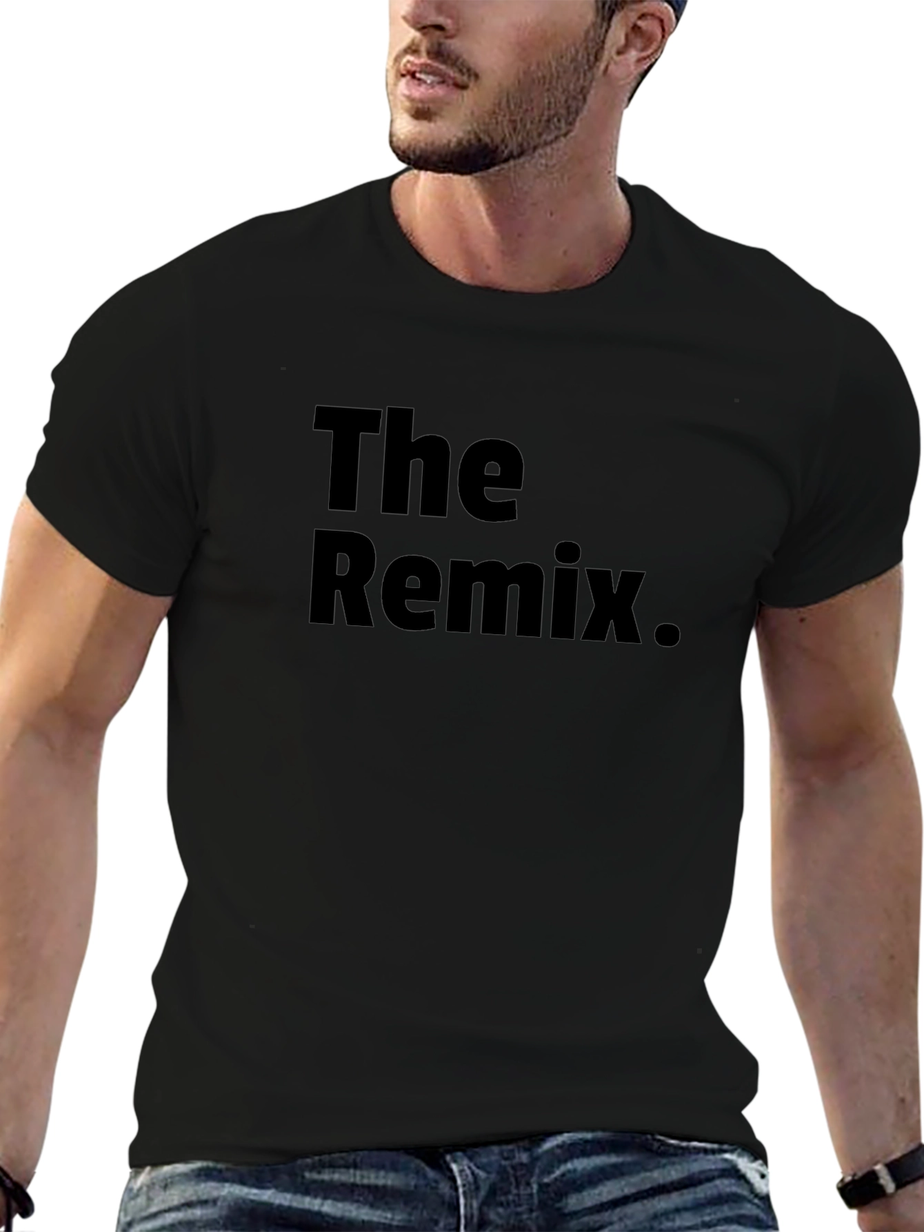 The Remix Black Graphic T-Shirt