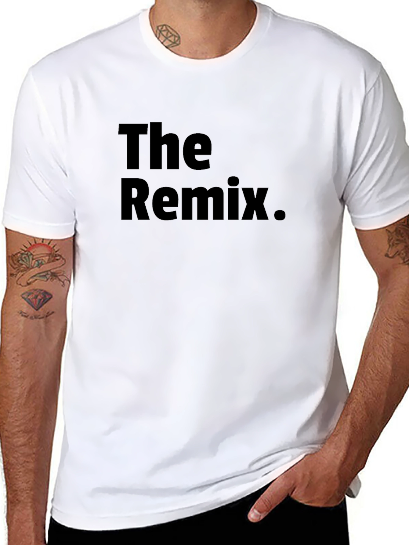 The Remix Black Graphic T-Shirt
