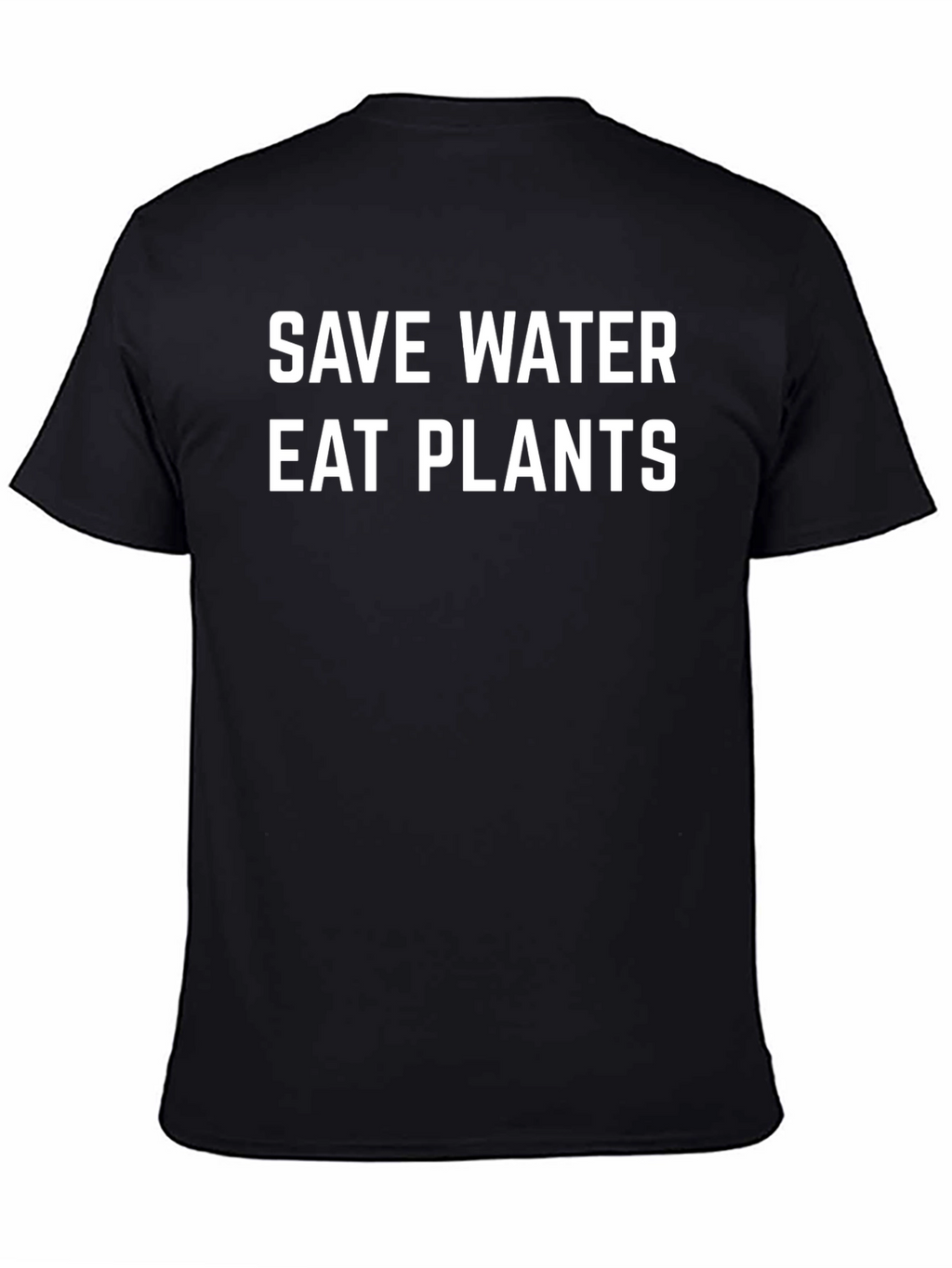 Save Water Eat Plants Graphic Tee - Vegan T-Shirt