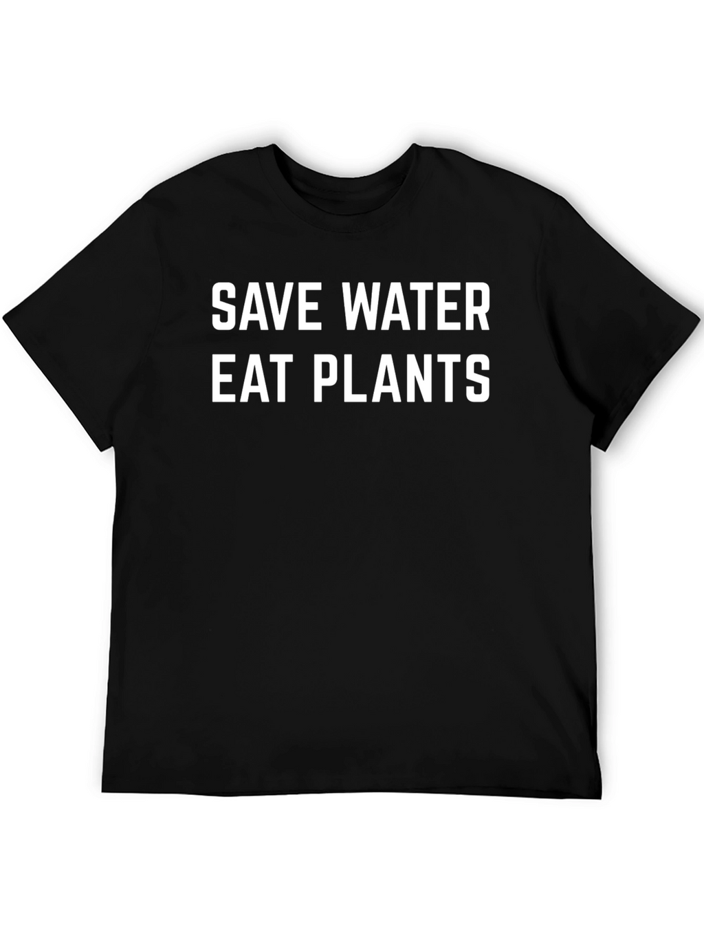 Save Water Eat Plants Graphic Tee - Vegan T-Shirt
