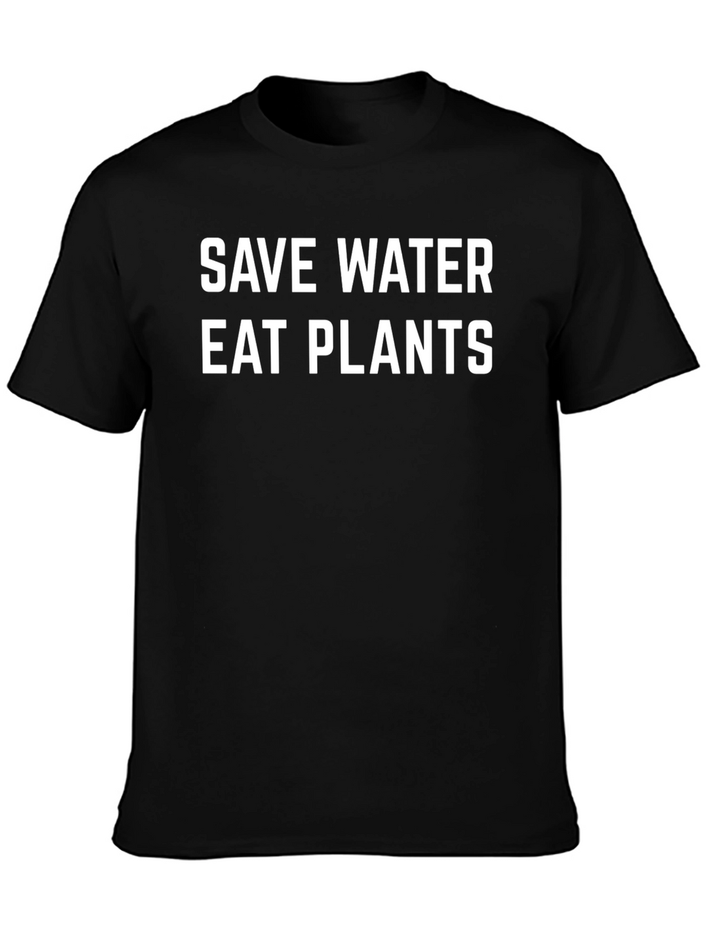 Save Water Eat Plants Graphic Tee - Vegan T-Shirt
