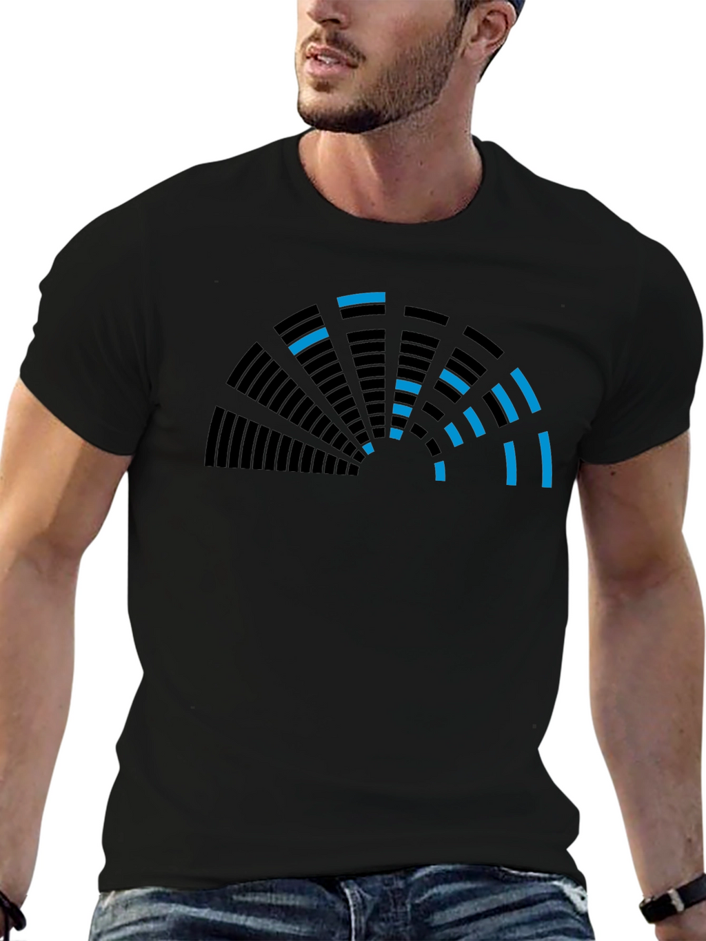 Equalizer Graphic Tee - Stylish Music Lover Shirt