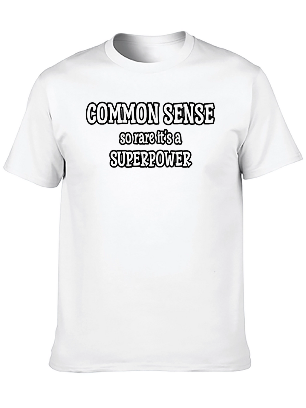 Common Sense Superpower Graphic Tee - Black