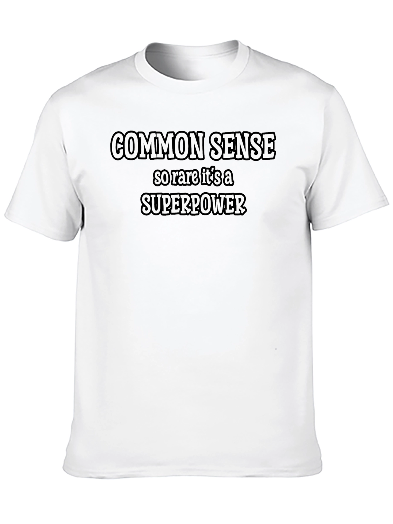 Common Sense Superpower Graphic Tee - Black