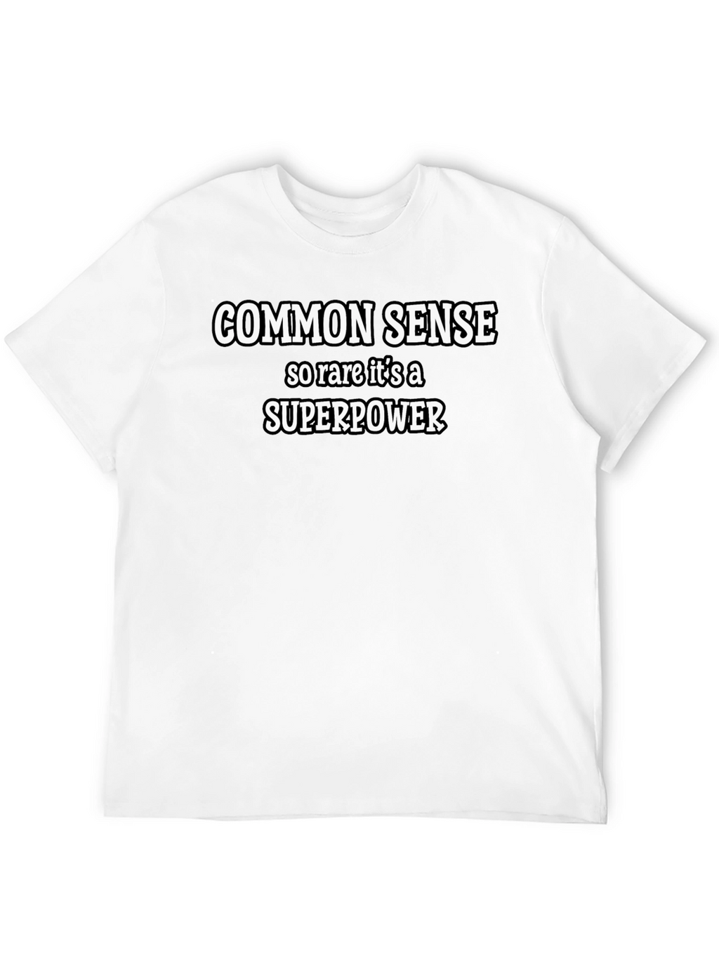 Common Sense Superpower Graphic Tee - Black