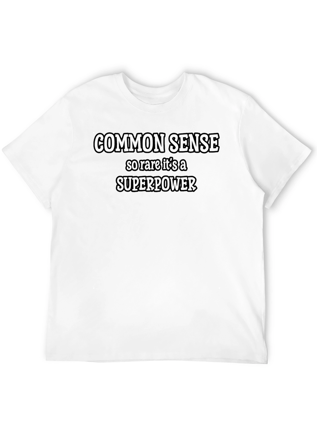 Common Sense Superpower Graphic Tee - Black