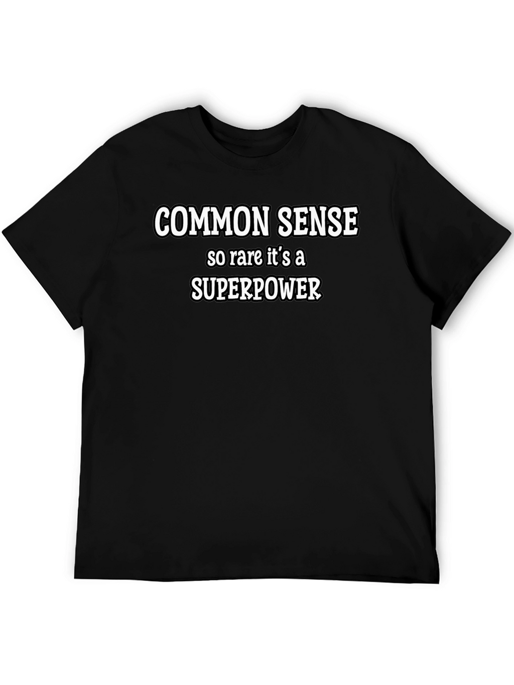 Common Sense Superpower Graphic Tee - Black
