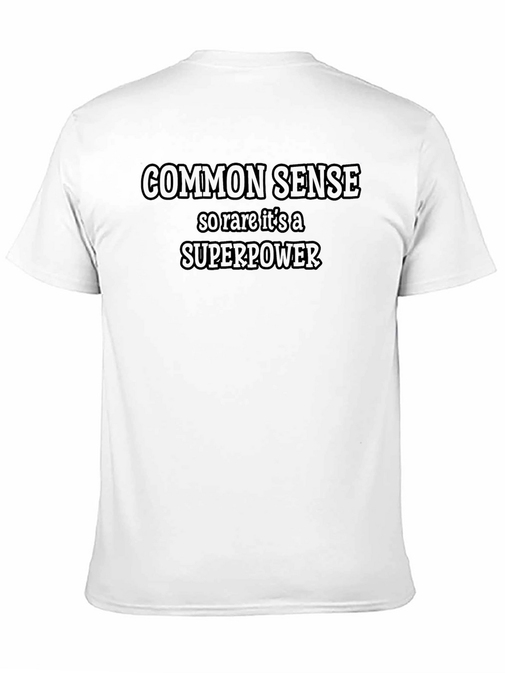 Common Sense Superpower Graphic Tee - Black
