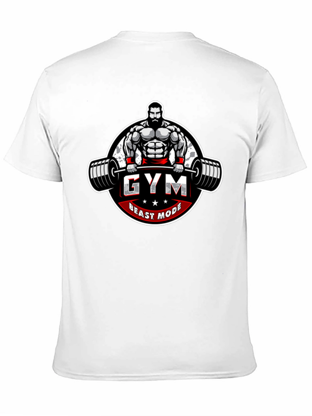 Gym Beast Mode Graphic Tee - Black