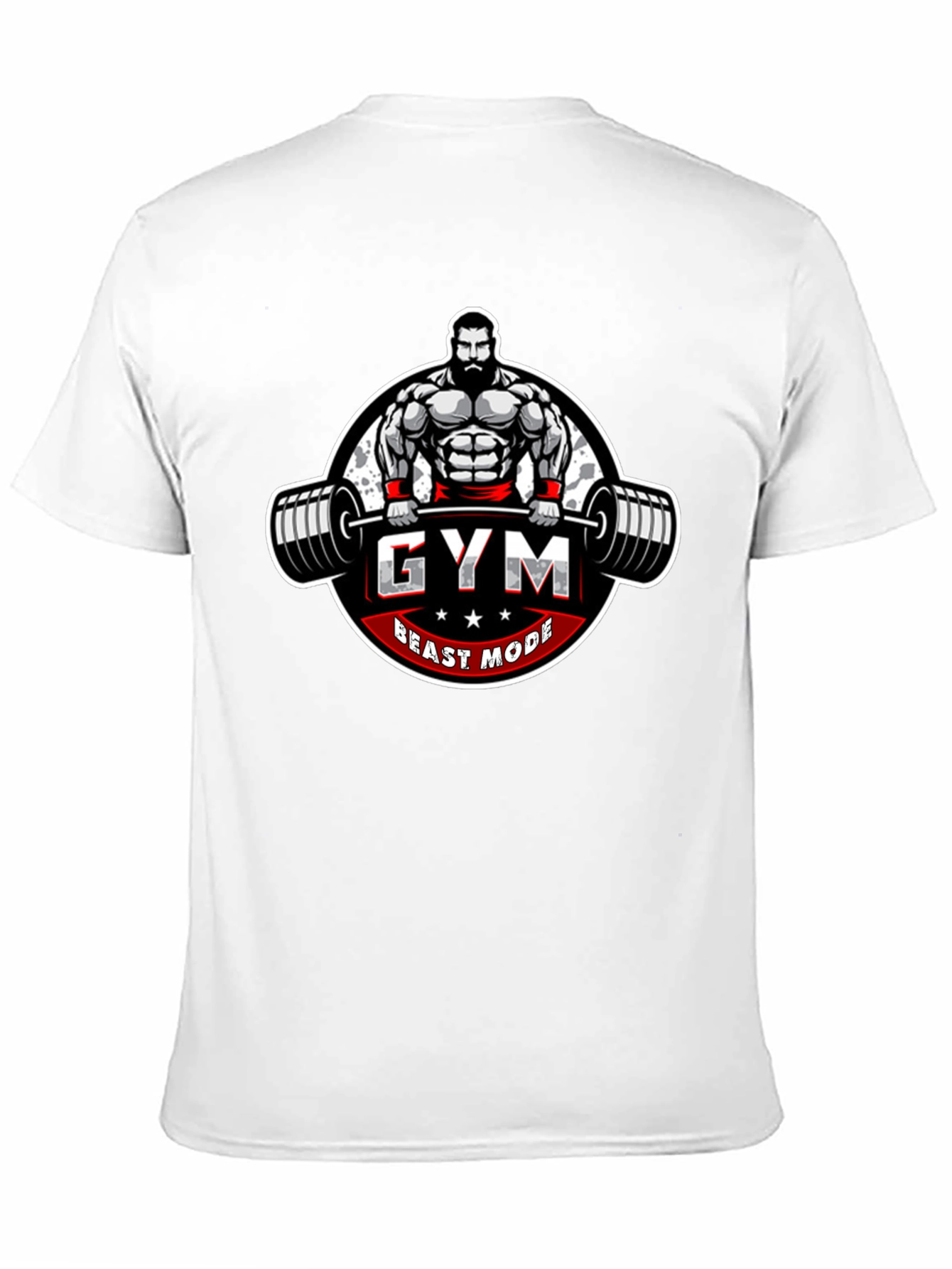 Gym Beast Mode Graphic Tee - Black
