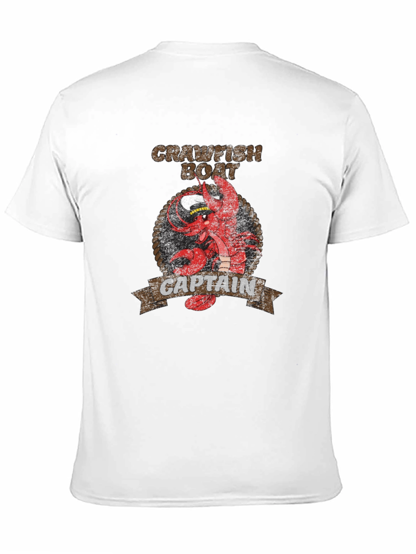 Crawfish Boat Captain Graphic T-Shirt