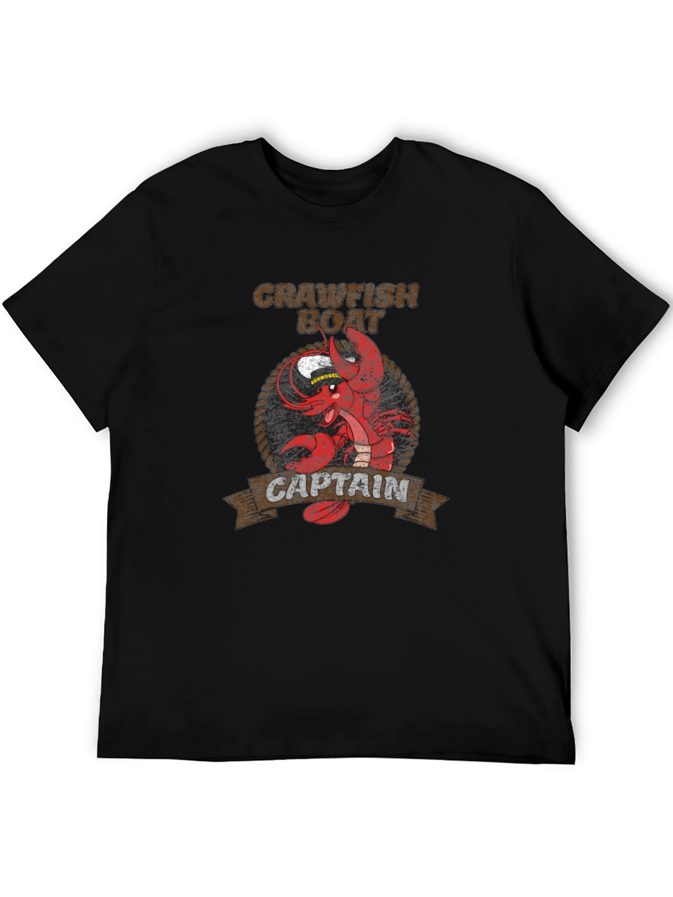 Crawfish Boat Captain Graphic T-Shirt