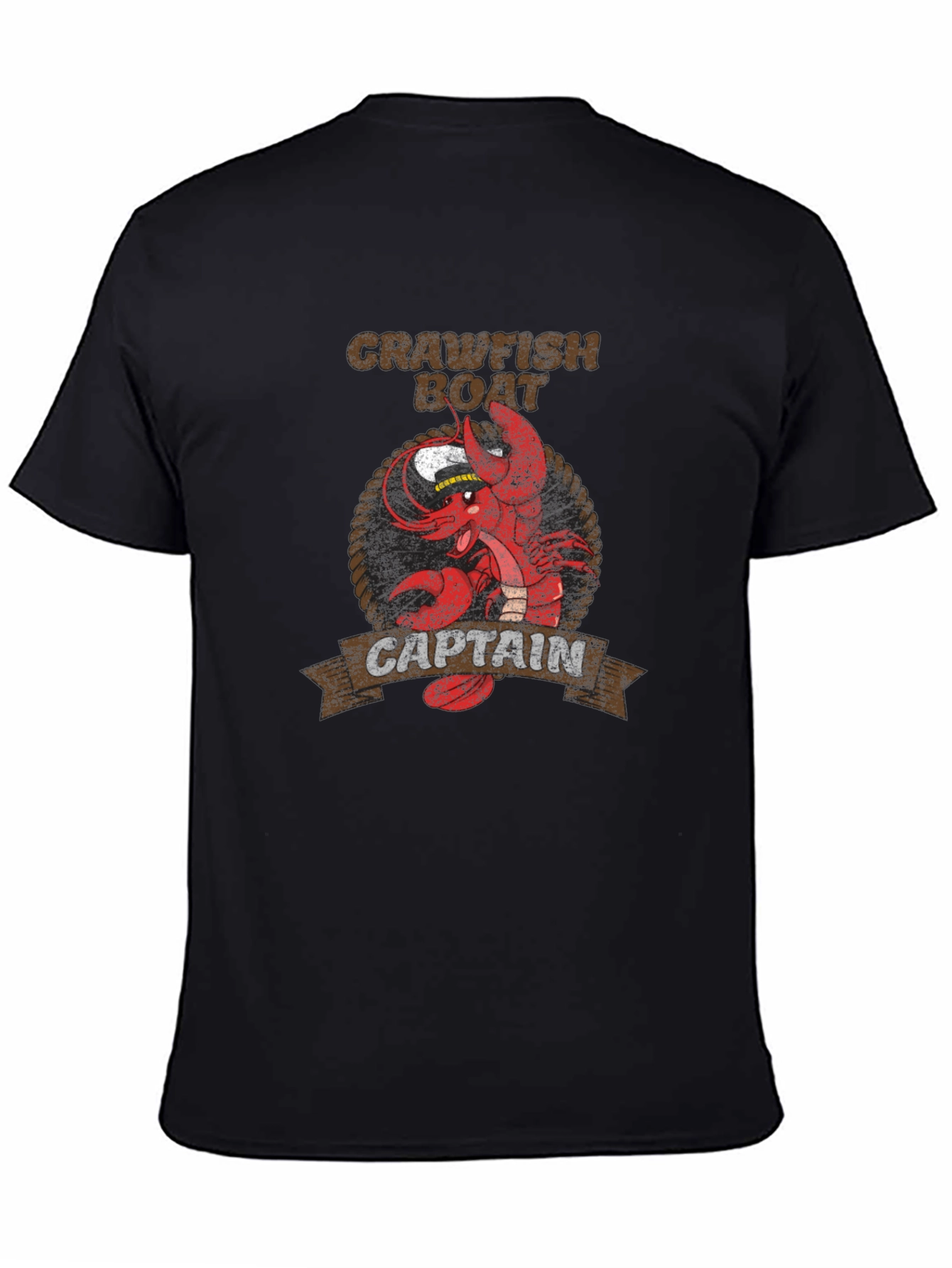Crawfish Boat Captain Graphic T-Shirt