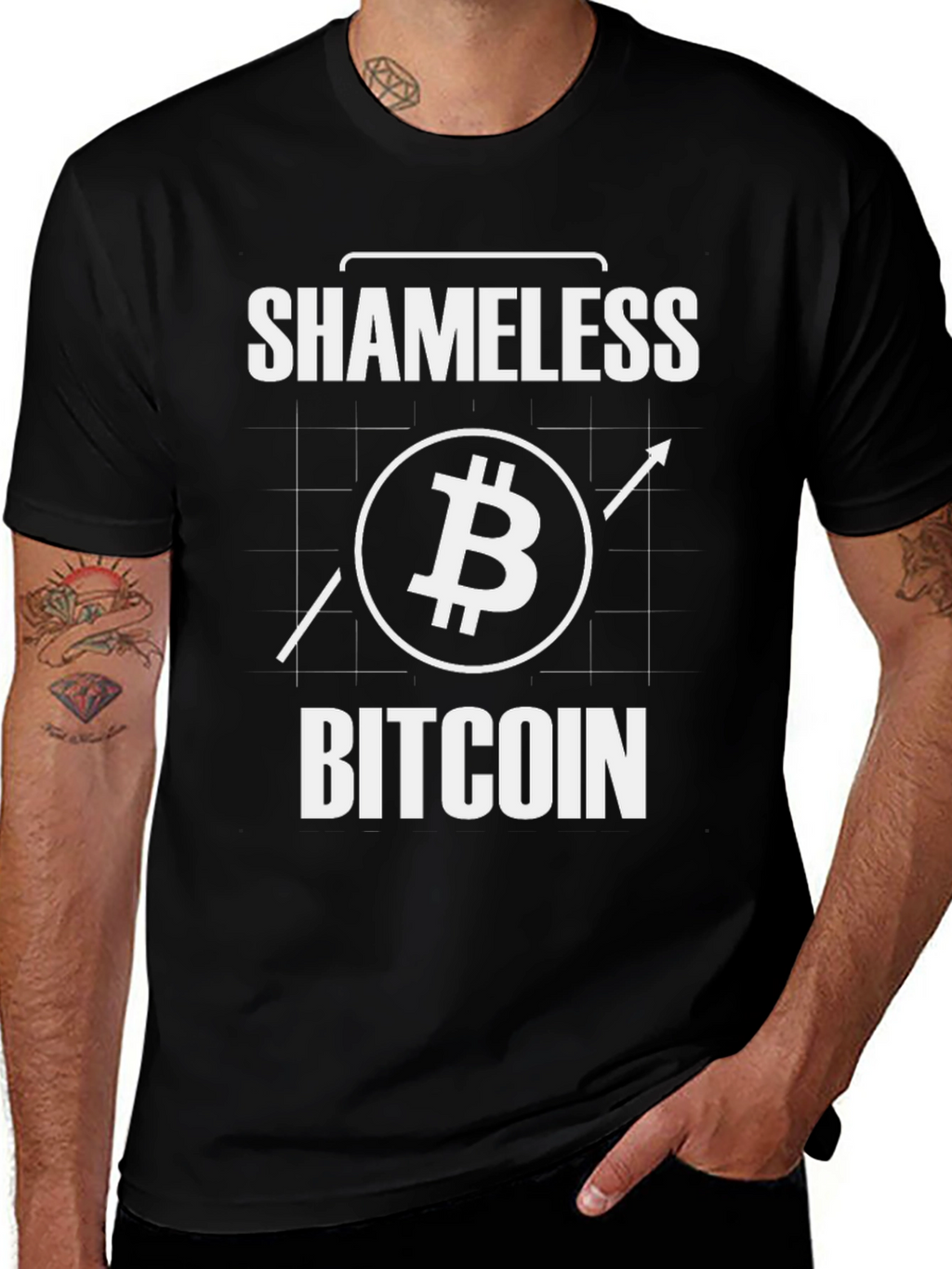 Shameless Bitcoin Crypto T-Shirt