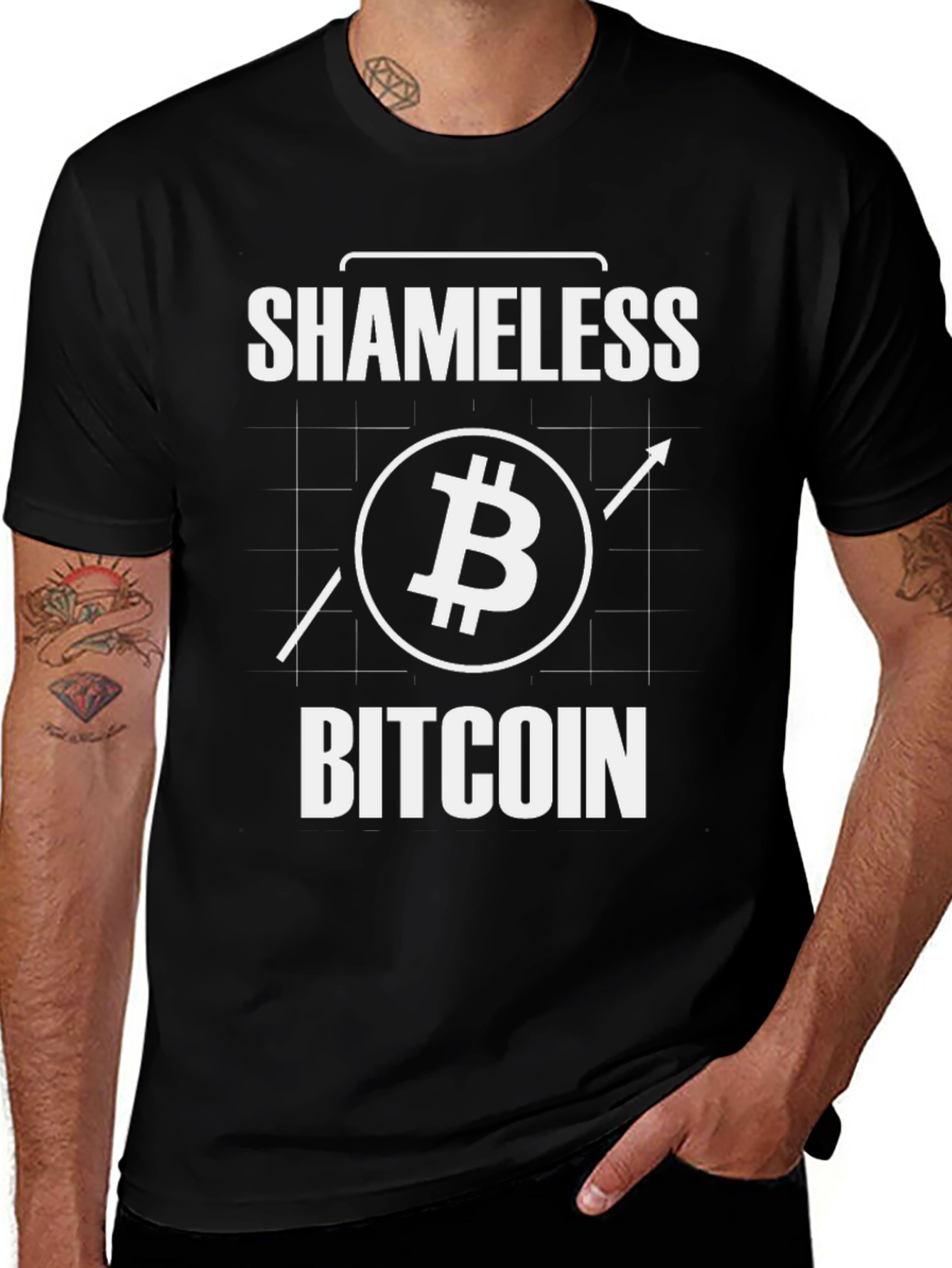 Shameless Bitcoin Crypto T-Shirt
