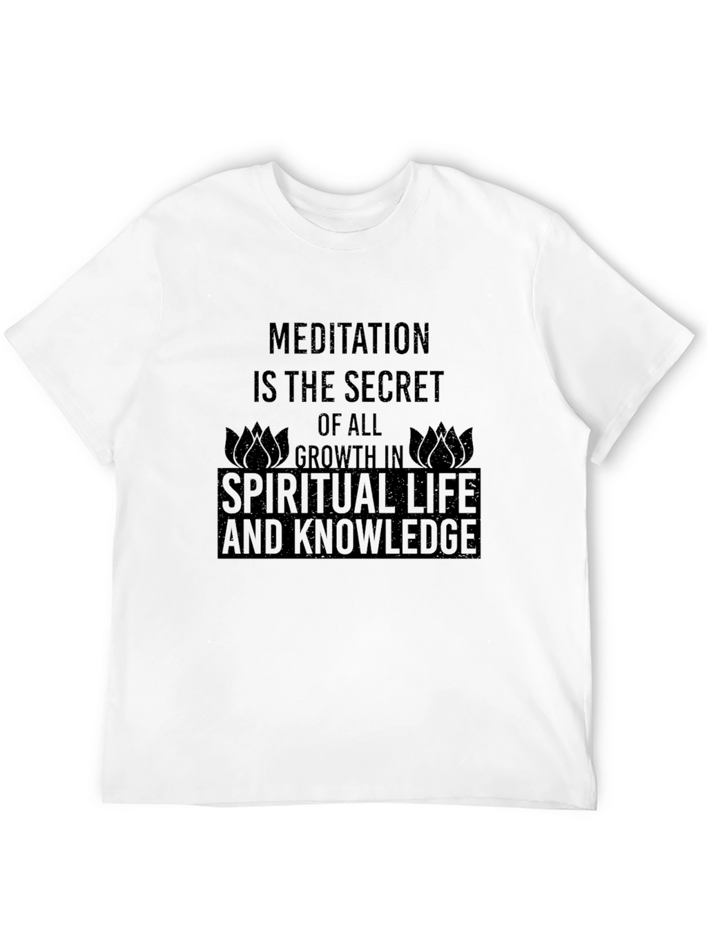 Spiritual Growth Black T-Shirt