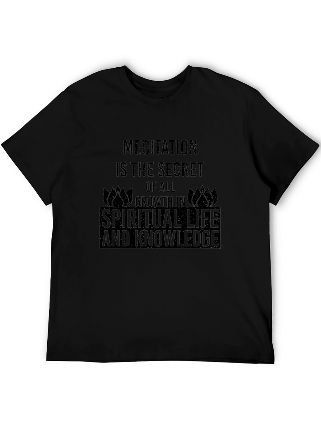 Spiritual Growth Black T-Shirt