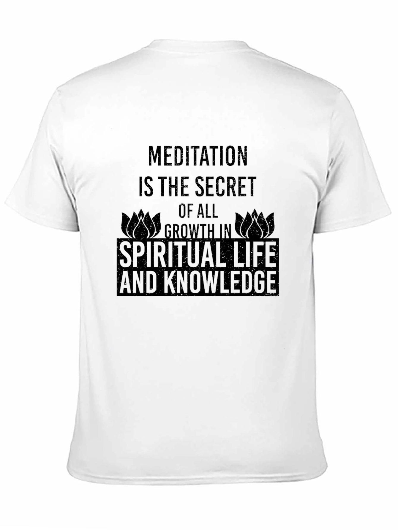 Spiritual Growth Black T-Shirt