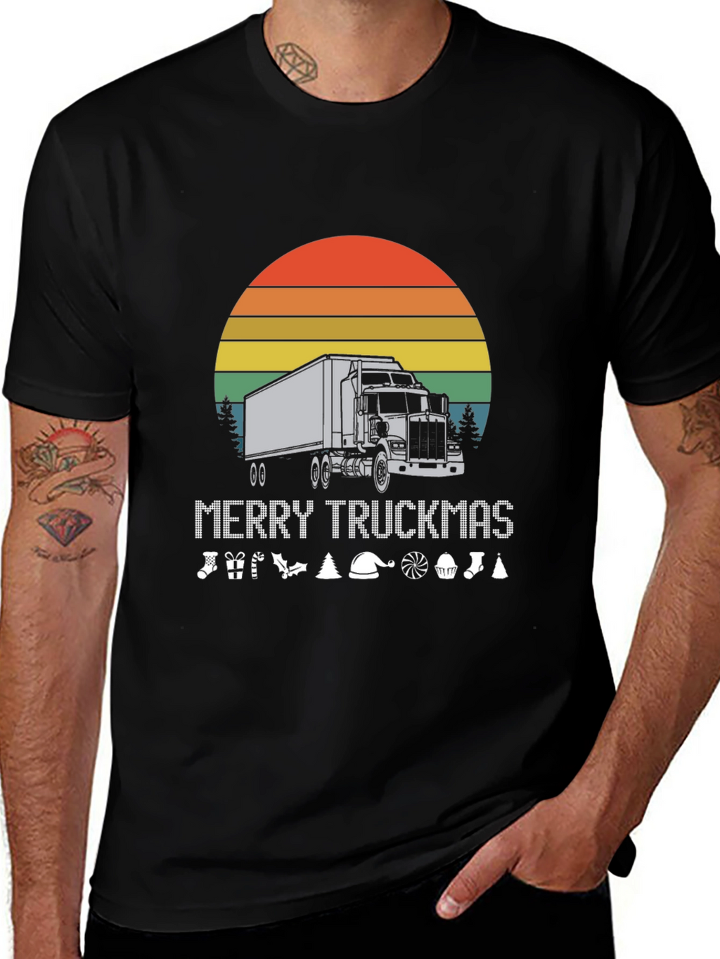 Merry Truckmas T-Shirt