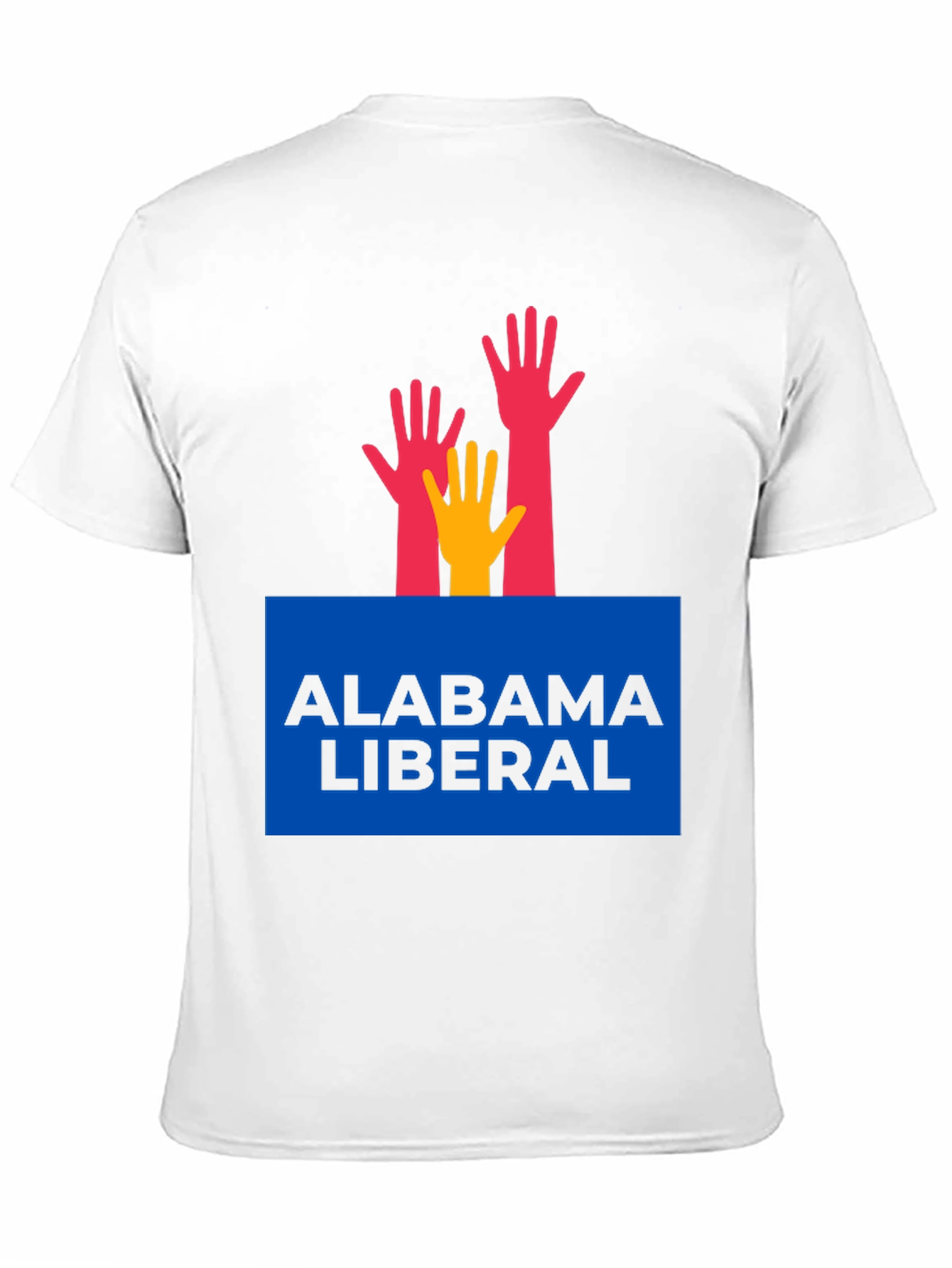 Alabama Liberal T-Shirt with Hands Graphic