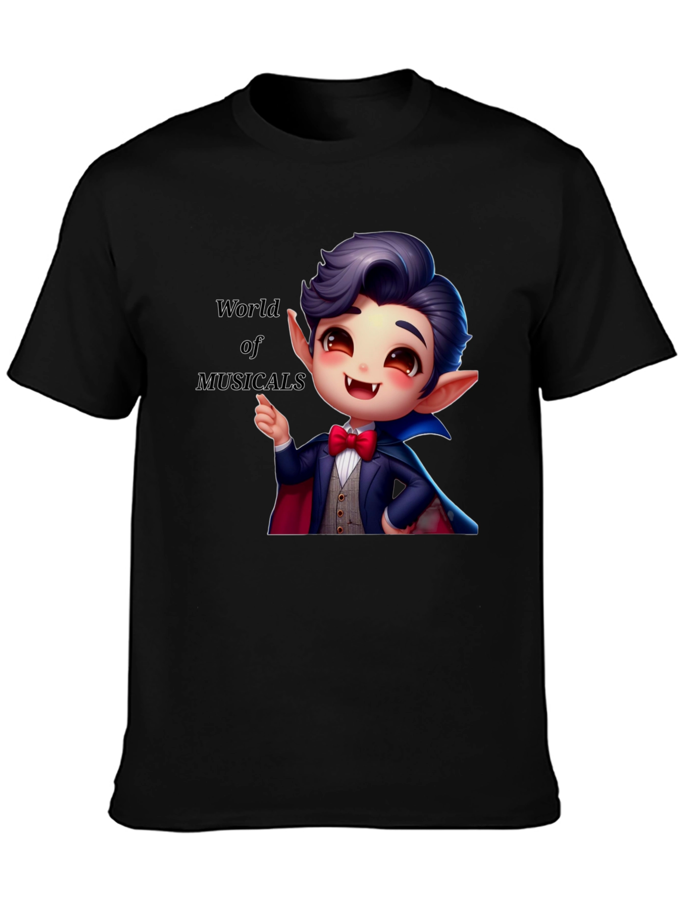Musical Vampire Graphic Tee