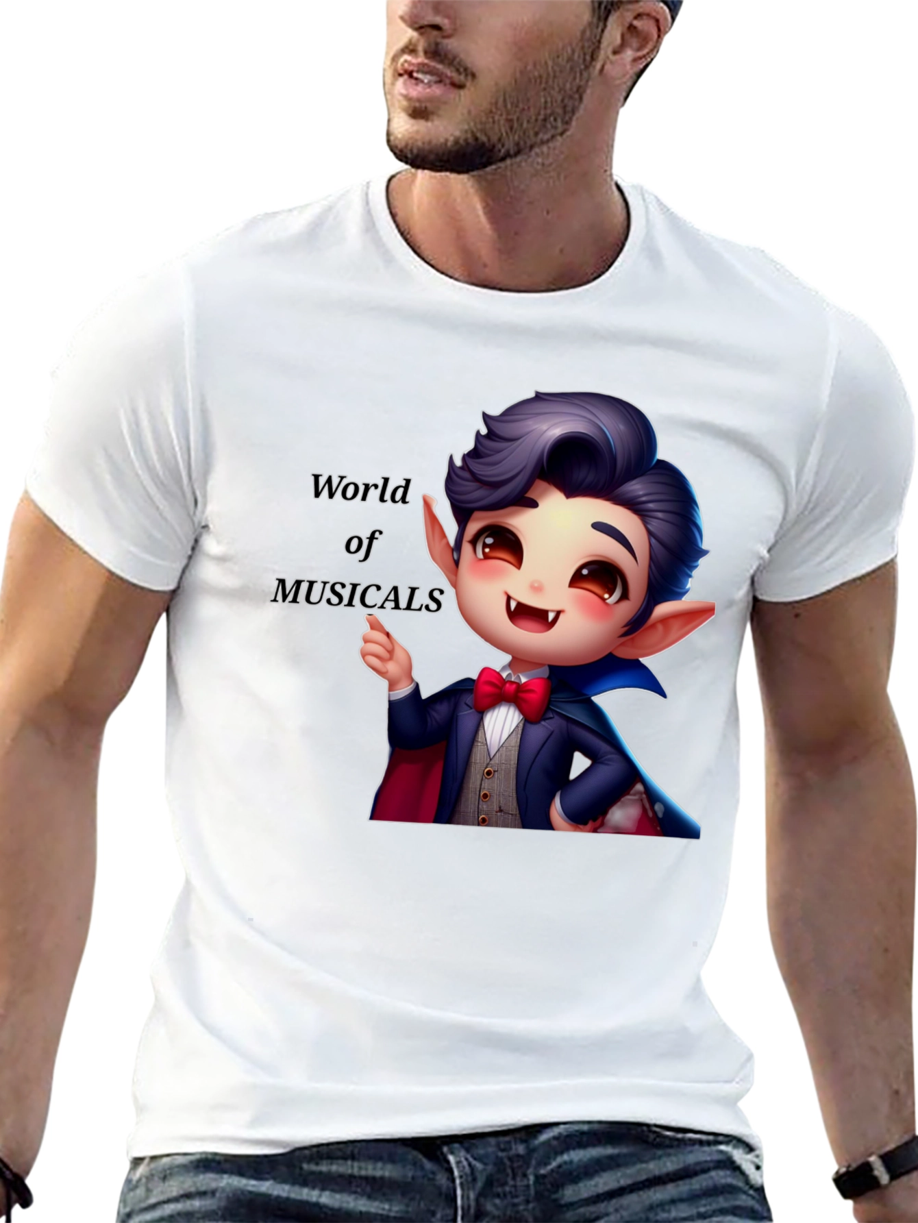 Musical Vampire Graphic Tee