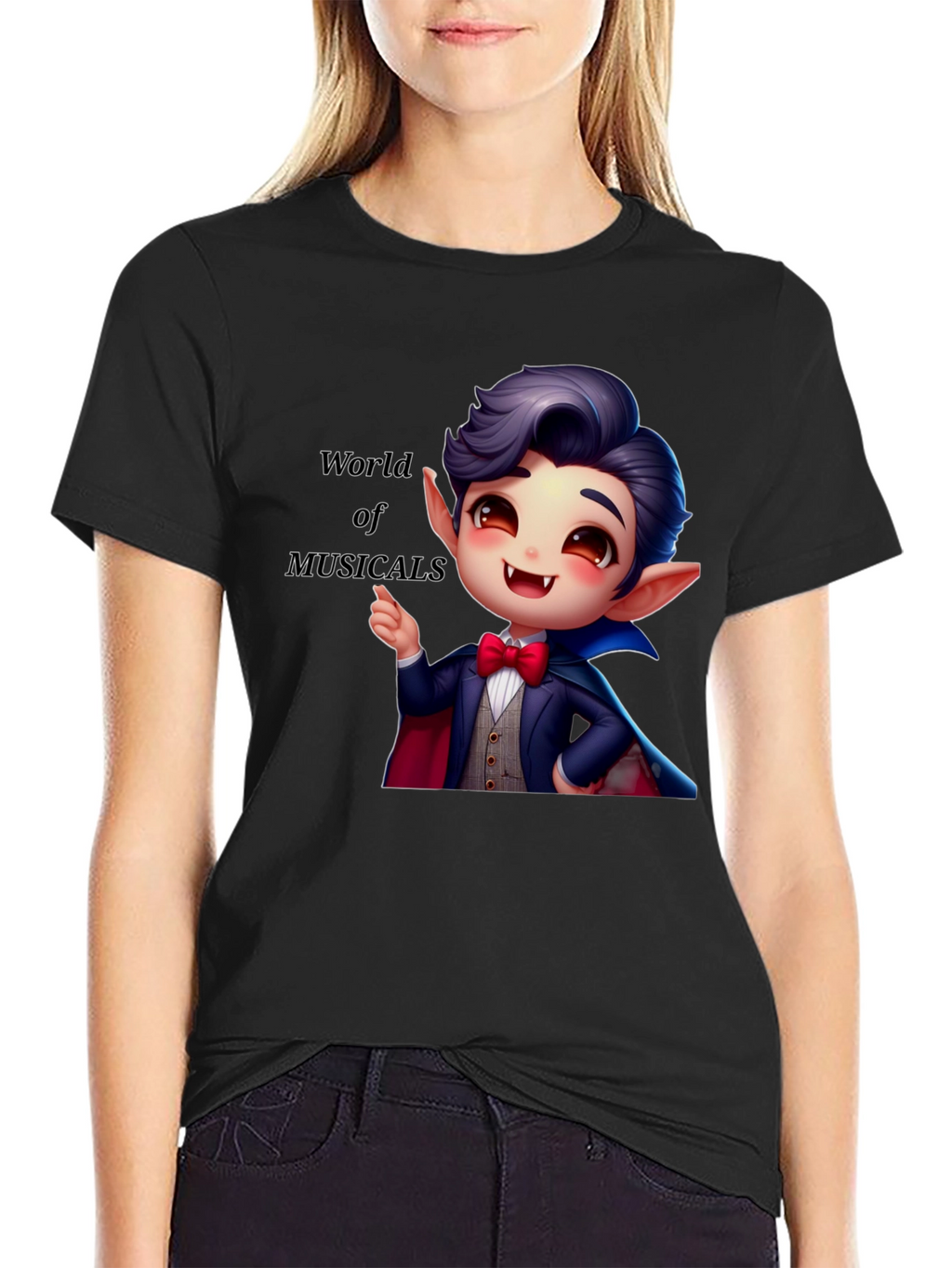 Musical Vampire Graphic Tee